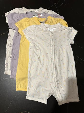 Lot de 4 barboteuses été