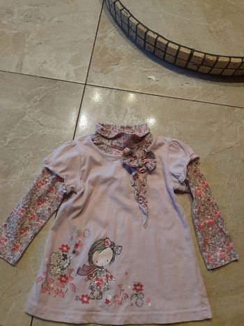 Tee-shirt colle roulé 12 mois