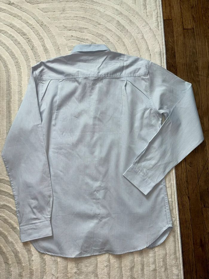 Chemise homme bleu uni - photo numéro 9
