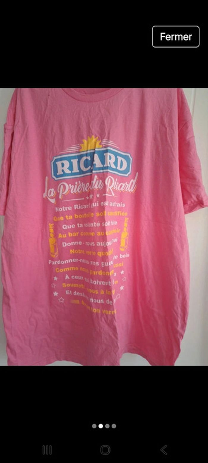 T shirt publicitaire Ricard Gildan 2XL - photo numéro 2