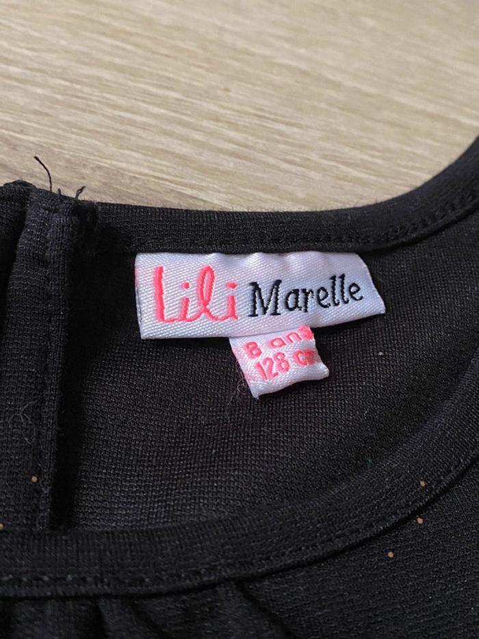 Petite robe noire, Lili marelle taille huit ans, filles soirée - photo numéro 3