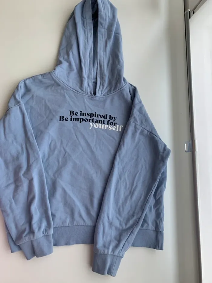 Pull bleue fille xxs