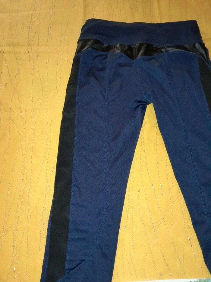Leggings sexy ajouré femme bleu marine S - photo numéro 7
