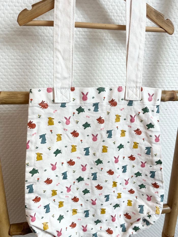 Totebag avec motifs lapin Monoprix 🌸 - photo numéro 2