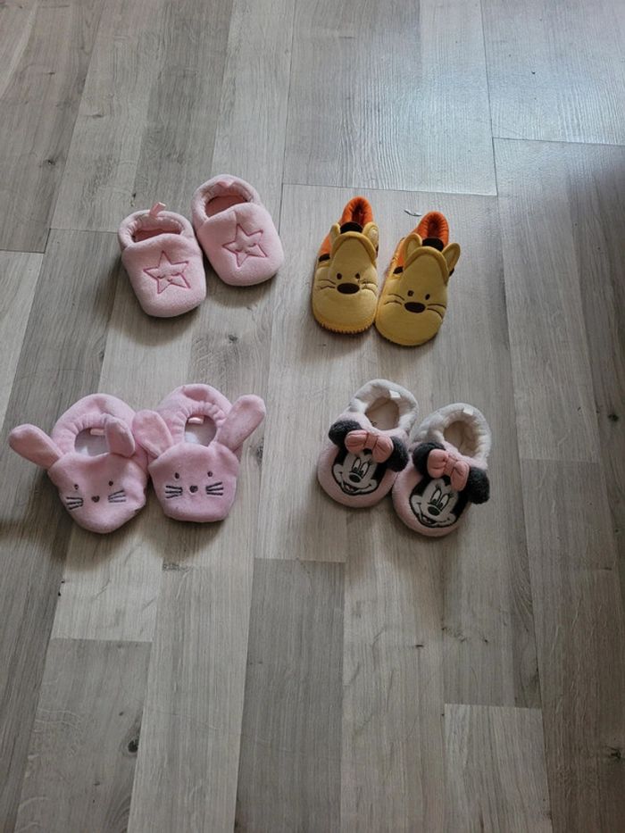 Lot de 4 paires de chaussons