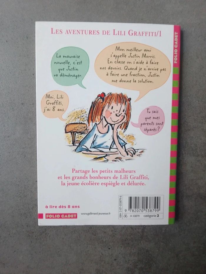 Livre enfant - lot de 7 livres de la collection "Les aventures de Lili Graffiti" - photo numéro 3