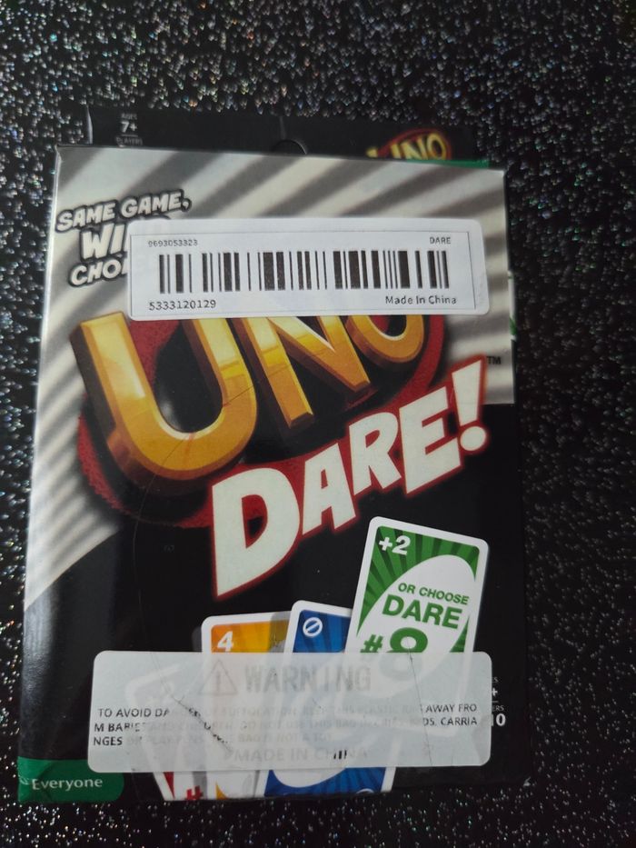 Jeu uno dare