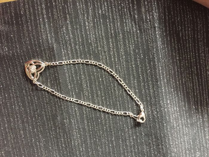 Bracelet argenté 18 cm - photo numéro 1