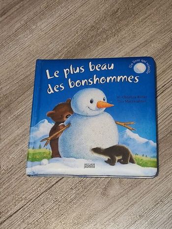 Livre cartonné " le plus beau des bonhommes"