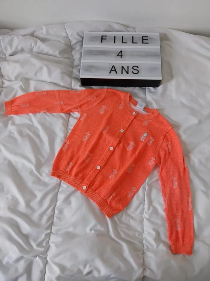 Gilet fille 4 ans La compagnie des petits