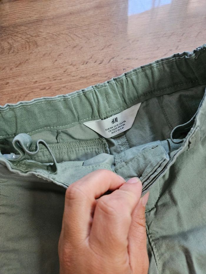 Lot de 4 short chino h&m 104 cm - photo numéro 13