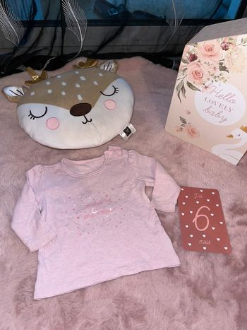 TEE shirt ML 6mois primark
