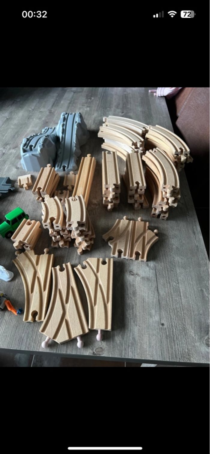 Gros lot de circuit en bois - photo numéro 3