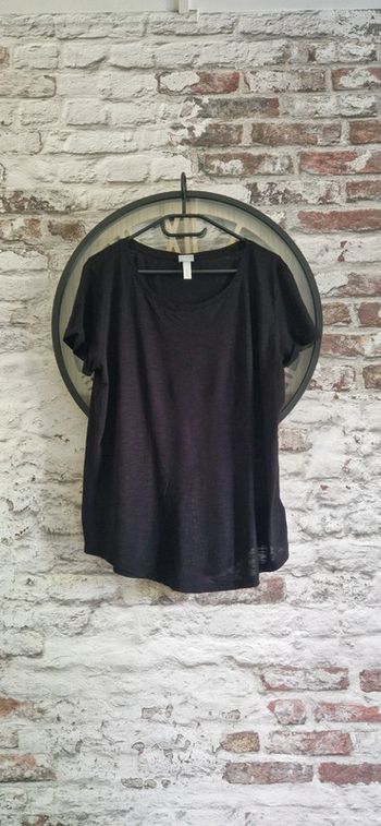 T-shirt noir H&M