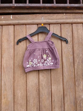 Debardeur bébé fille 3 mois