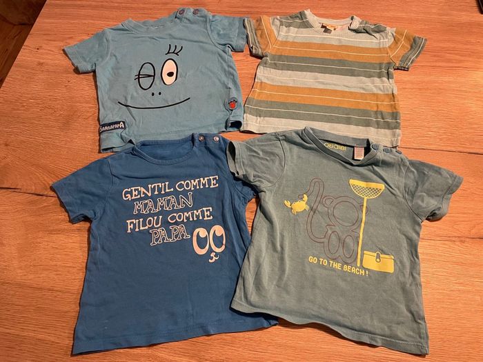 Lot 4 T-shirt 18 mois