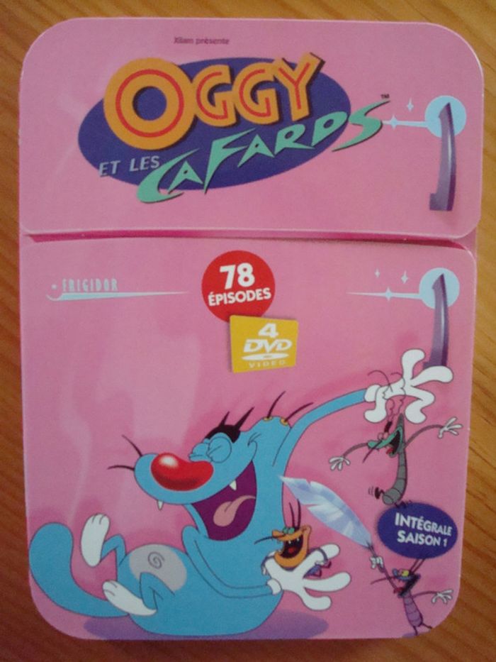 4 DVD "Oggy et les cafards"