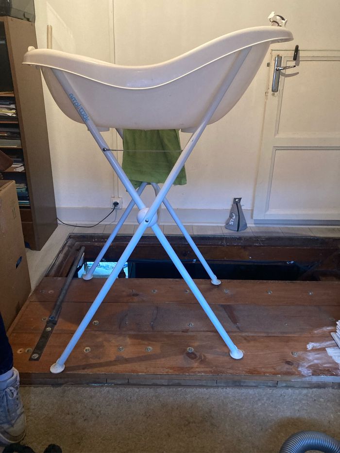 Baignoire bébé en hauteur