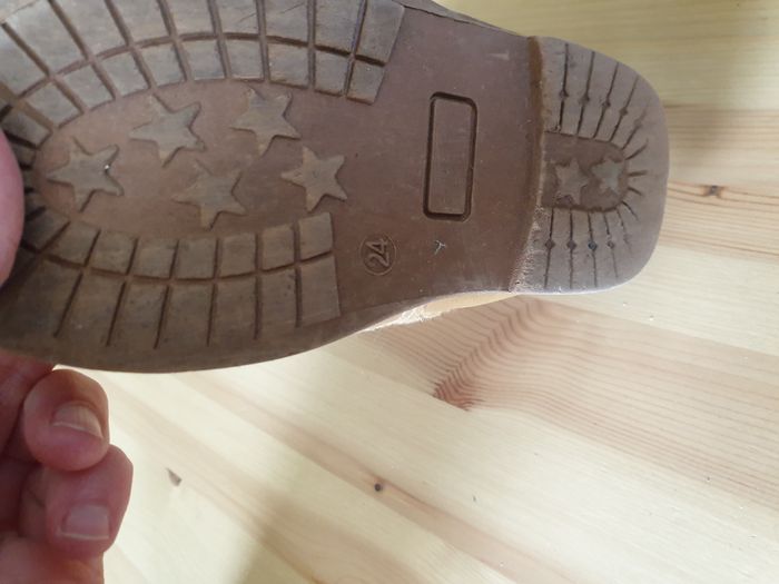 Bottines marron - Taille 24 - photo numéro 3