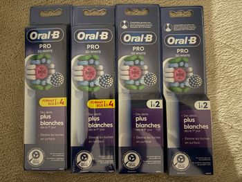 Brossettes Oral B Pro (12 au total) Neuf sous blister