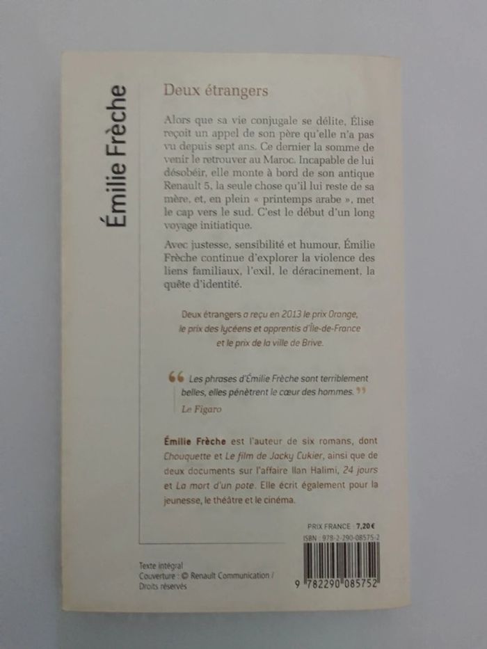 Emilie Frèche - Deux étrangers - photo numéro 2