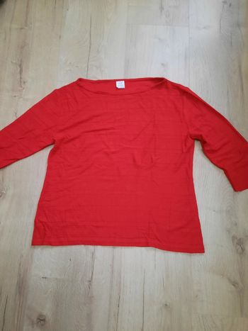 Haut femme manche 3/4 T 46/48 en tbe