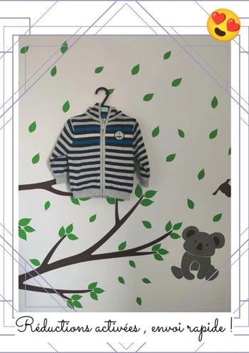 Veste marinière 6 mois