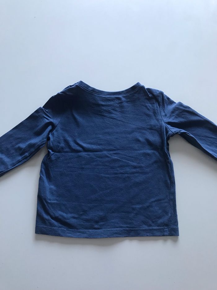 T-shirt bébé bleu 24 mois - photo numéro 2
