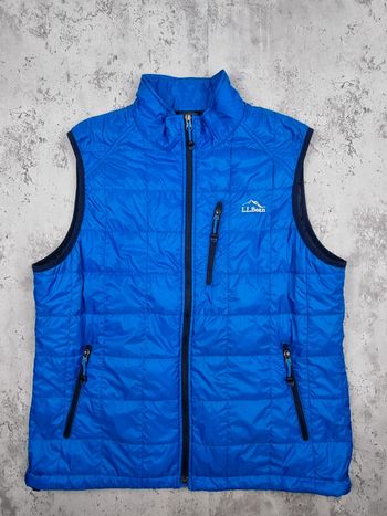 Doudoune sans manches L.L. Bean bleue – Taille L Hommes (mesures en photos)