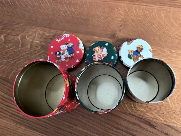 Lot de 3 boîtes gigognes motifs oursons - photo numéro 4