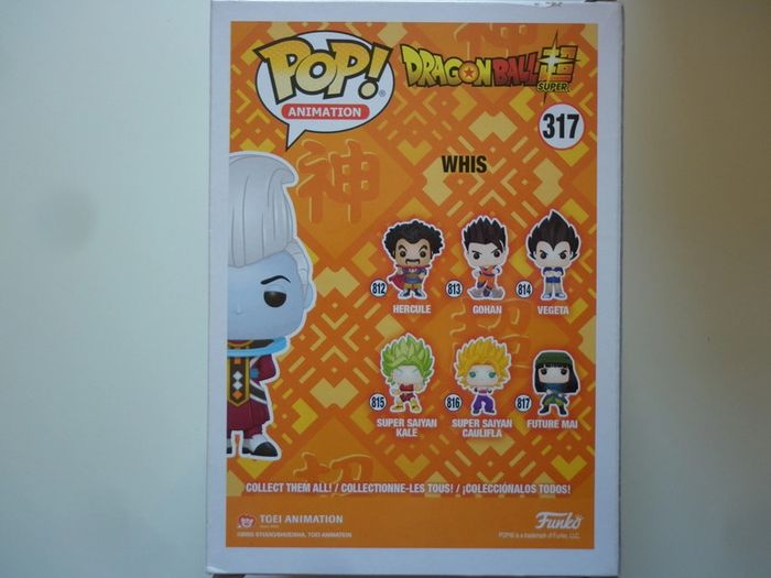 Dragon Ball Figurine Pop Whis Glow in The Dark Special Edition N°317 - photo numéro 2