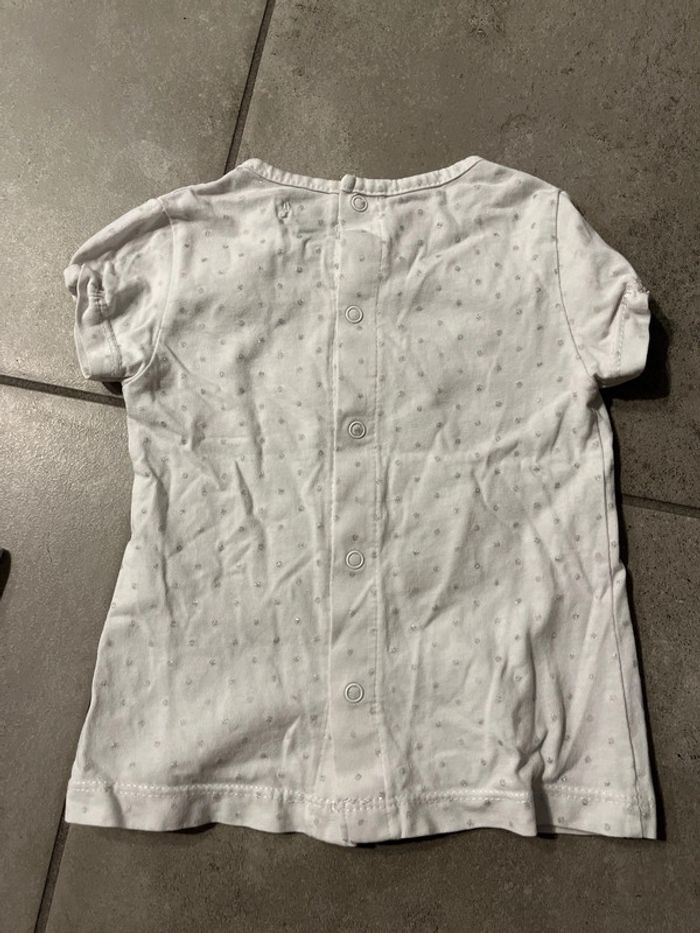 Lot tee-shirts fille 3 mois - photo numéro 3