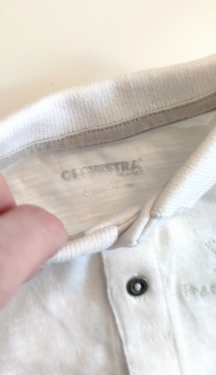 T-shirt polo 3 mois - photo numéro 3