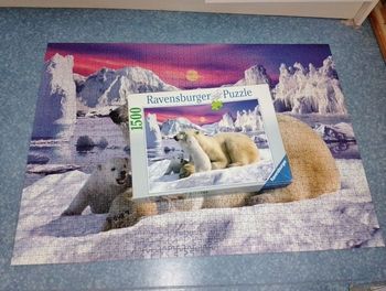 Puzzle ours polaires 1500 pièces Ravensburger