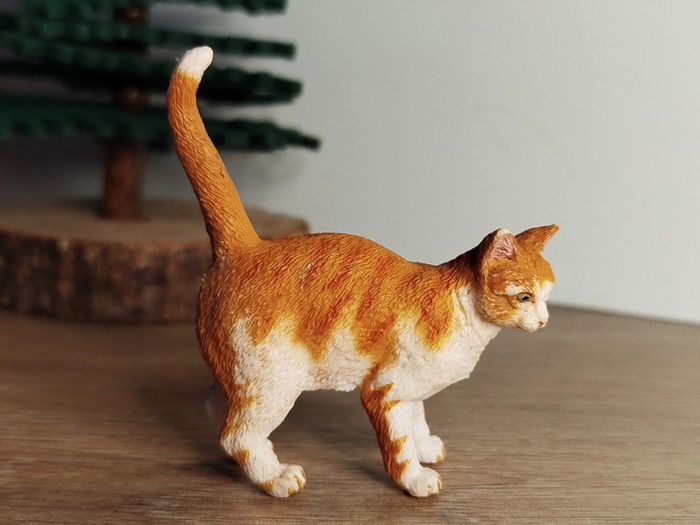 Figurine chat roux Animal domestique félin Papo - photo numéro 2
