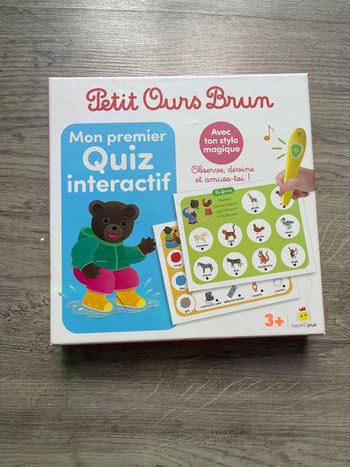 Jeux Mon premier quiz interactif 3 ans