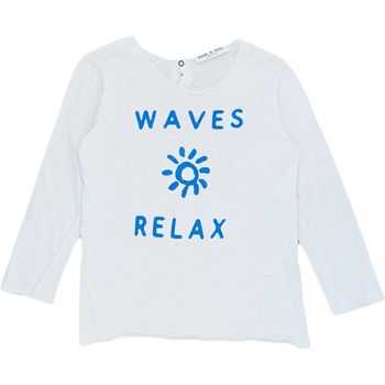 T-Shirt à manches longues 18 mois en coton et lin Babe & Tess