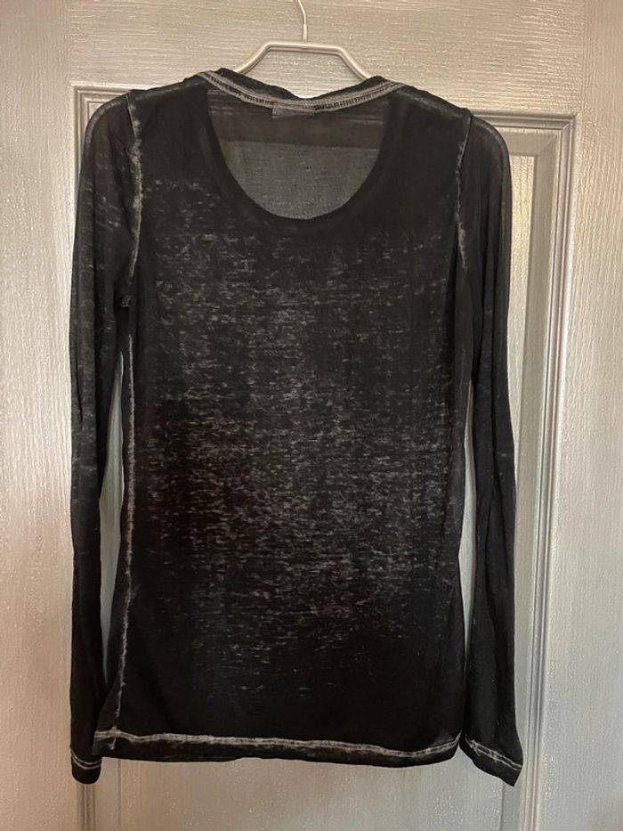 Très beau top manches longues transparent 🥰 villa paris taille 36 - photo numéro 5