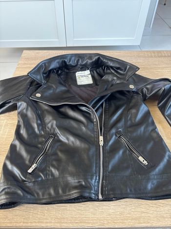 Veste esprit cuir fille  10ans