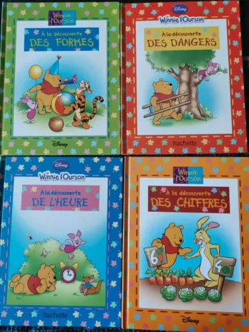 Lot de 4 livres Winnie l'ourson