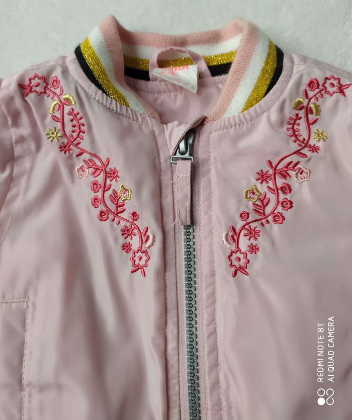 Joli bomber nineties rose pastel Hema 6 mois - photo numéro 2