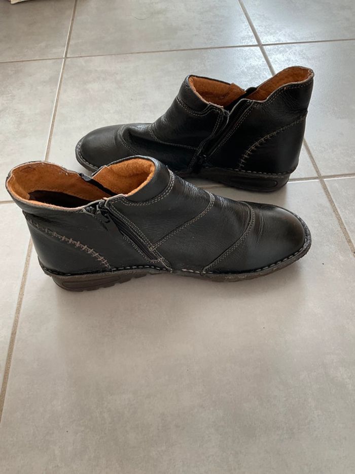 Bottines cuir hiver - photo numéro 3
