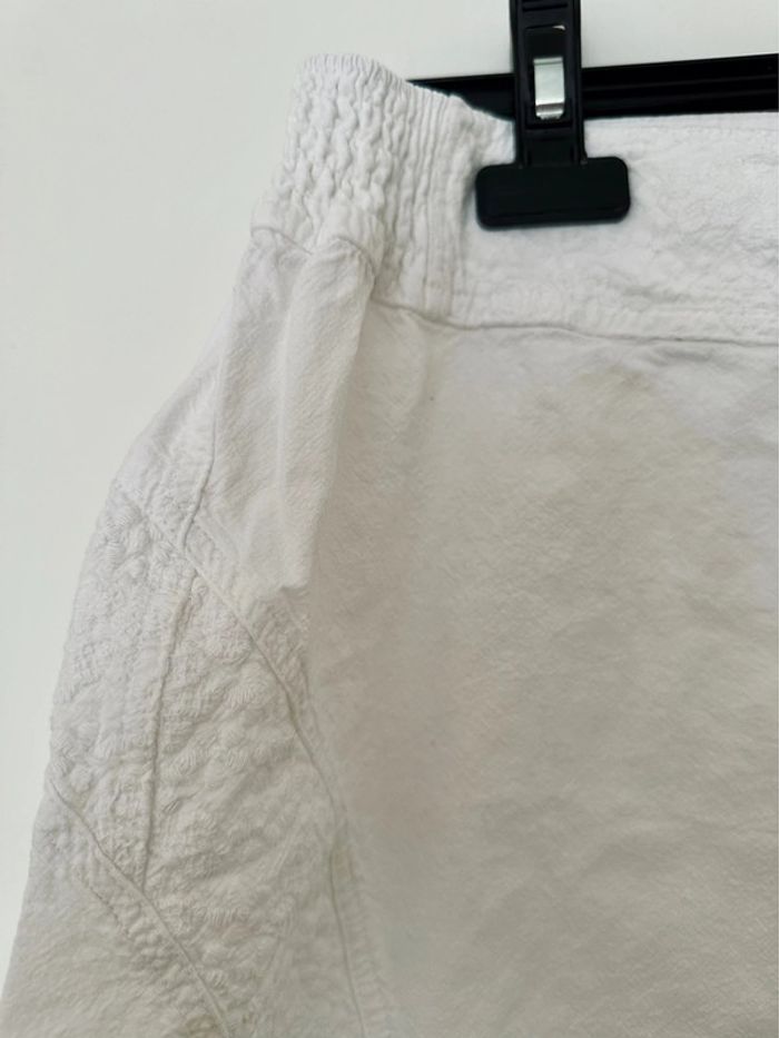 Short lin blanc Taille 7 La Cotonnière - photo numéro 3