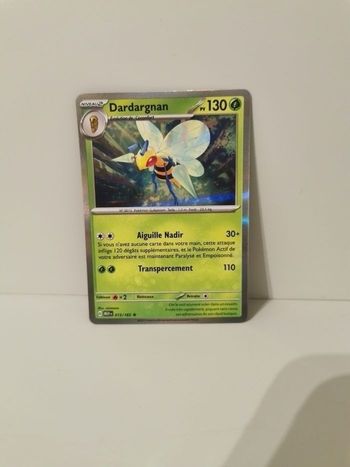 Carte Pokémon Dardargnan 015/165
