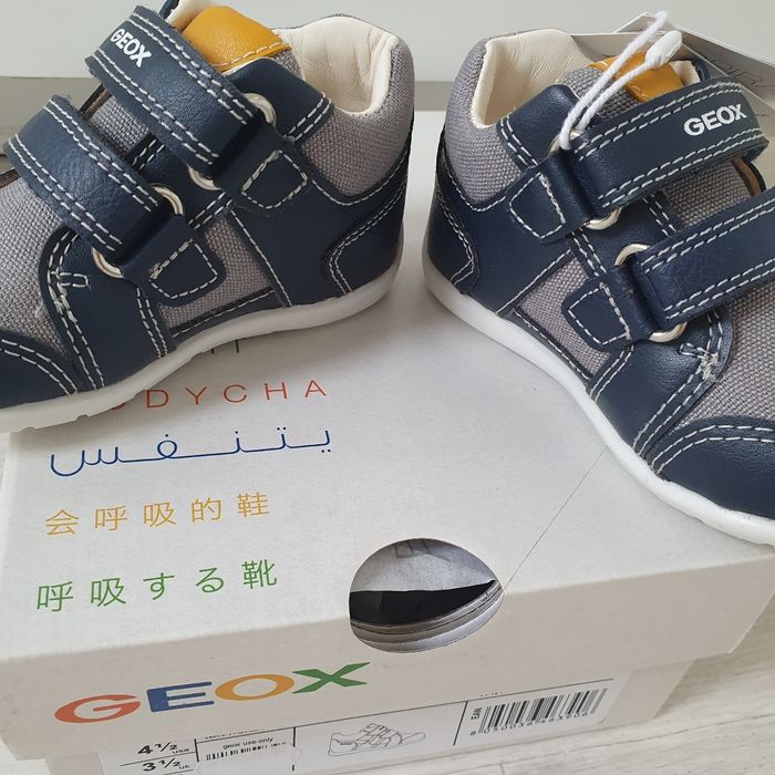 Geox- Sneakers Elthan garçon bleu/gris T20 - photo numéro 2