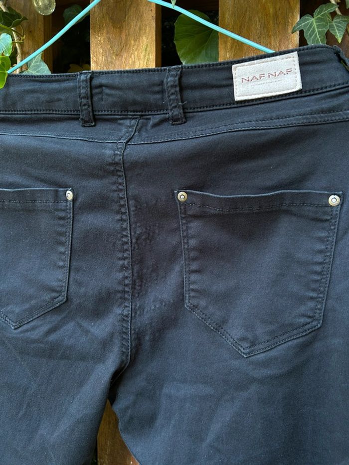 Jean slim noir legging naf naf pep40 - femme taille 40 - photo numéro 7