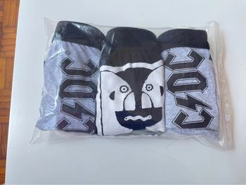 Paquet de 3 boxers ACDC et pink Floyd taille L