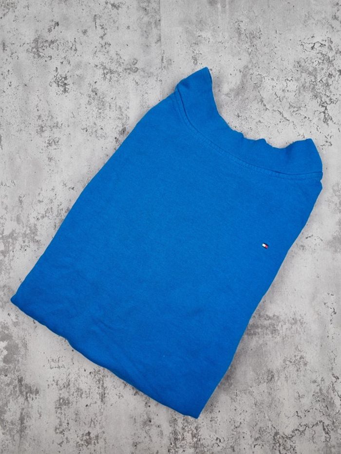 Crop-top Tommy Hilfiger bleu – Taille L Femme (mesures en photos)