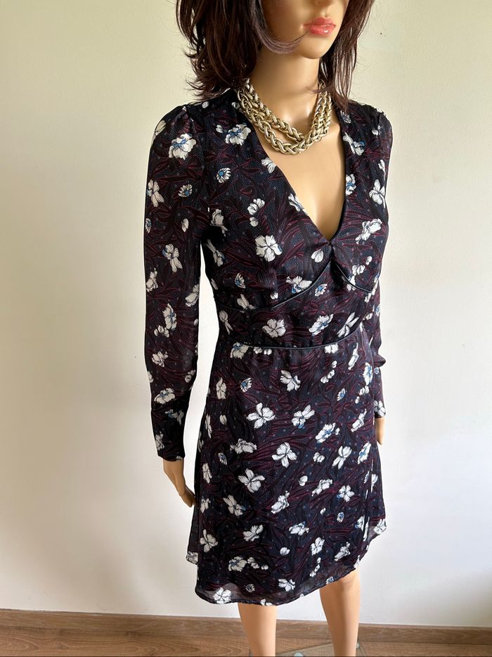 Robe imprimée neuve à manches longues Morgan taille 34 (valeur 75€) - photo numéro 2