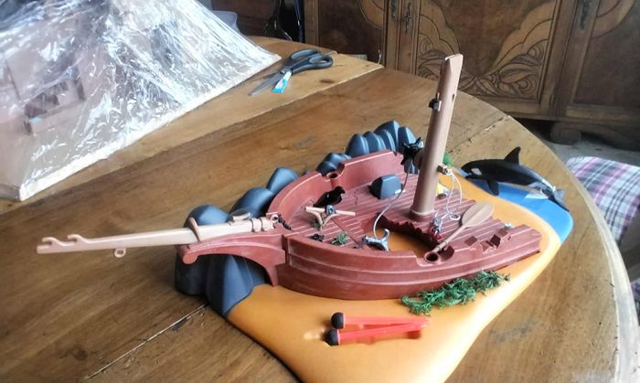 Playmobil Bateau échoué  reference 4136